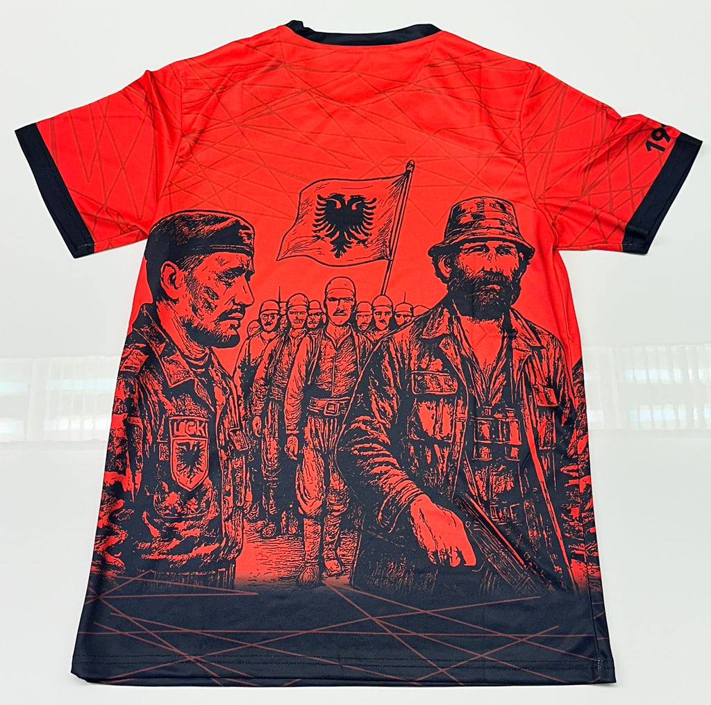 National Soul T-Shirt - Albania Graphic Style