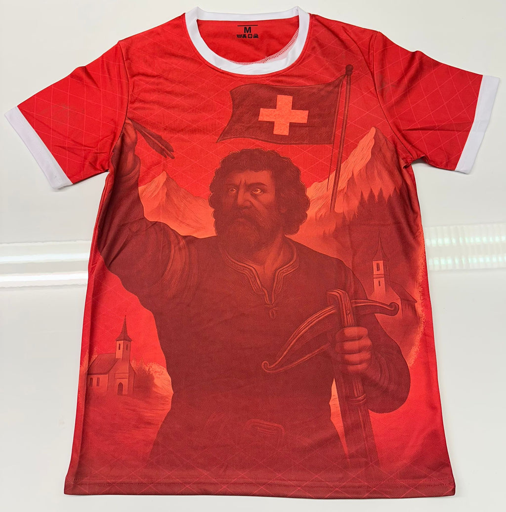 National Soul T-Shirt - Switzerland Graphic Style